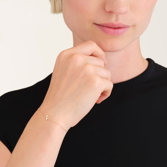 Rosefield Initial Bracelet N