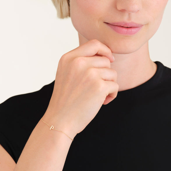 Rosefield Initial Bracelet P