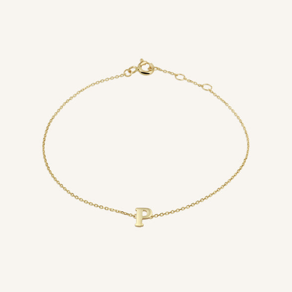 rosefield Initial Bracelet P