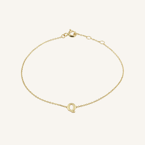 rosefield Initial Bracelet Q