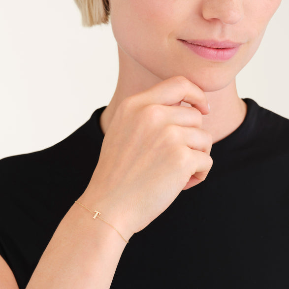 Rosefield Initial Bracelet T
