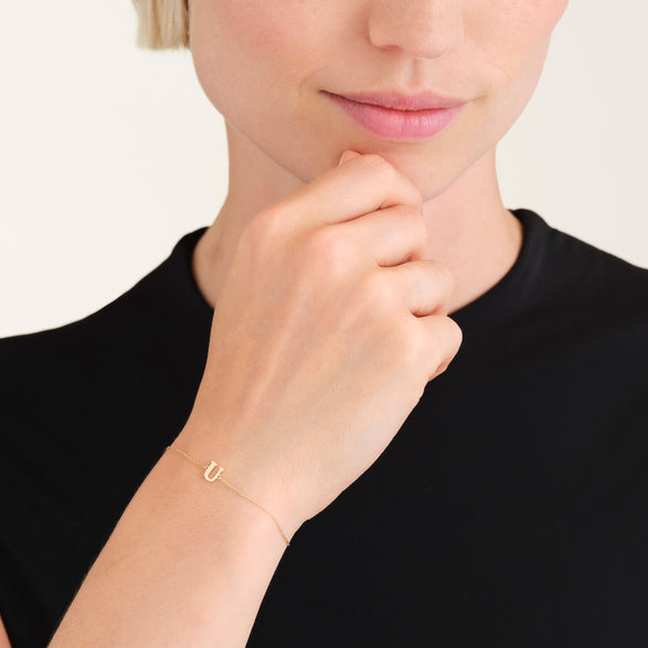 Rosefield Initial Bracelet U
