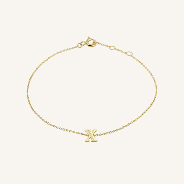 rosefield Initial Bracelet X