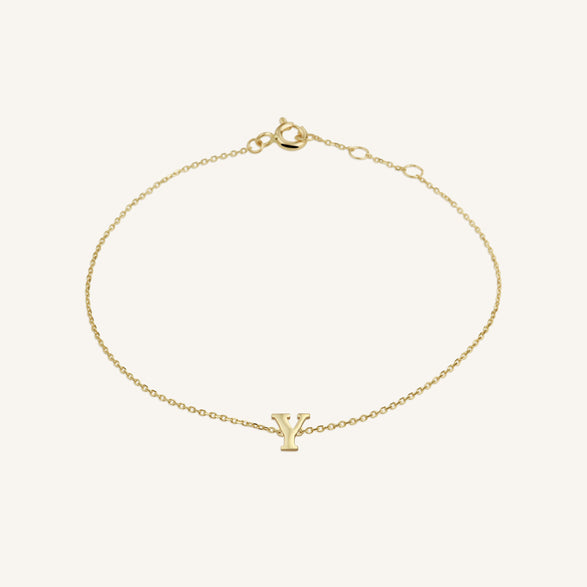 rosefield Initial Bracelet Y