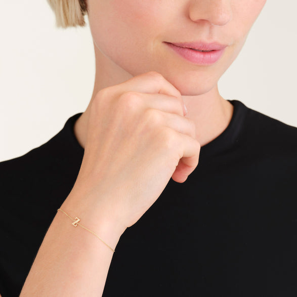 Rosefield Initial Bracelet Z