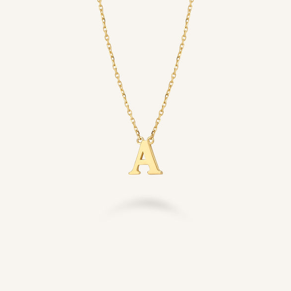 rosefield Initial Necklace A