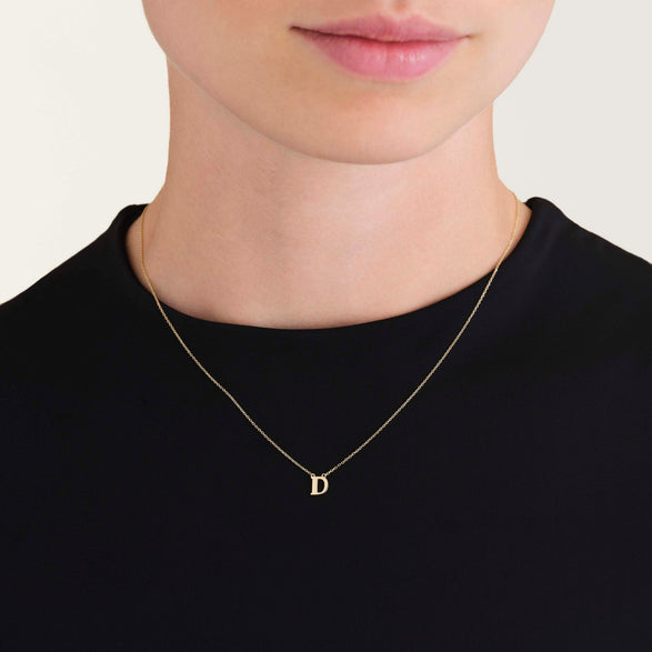 Rosefield Initial Necklace D