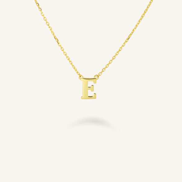 rosefield Initial Necklace E