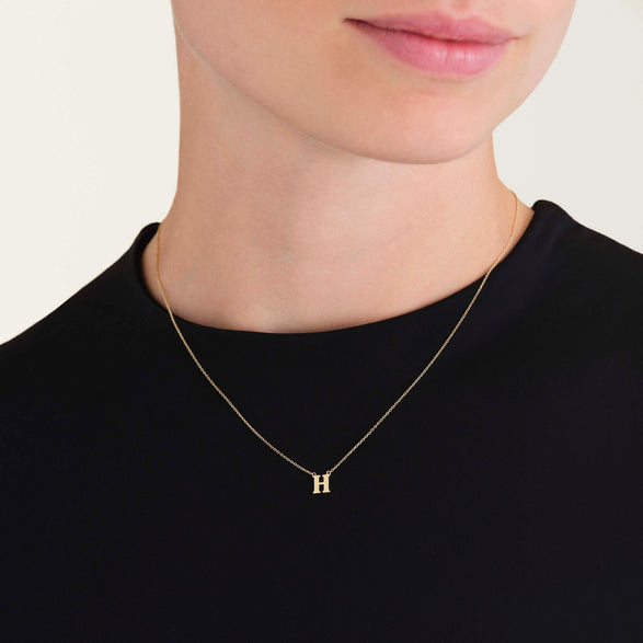 Rosefield Initial Necklace H