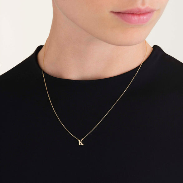 Rosefield Initial Necklace K