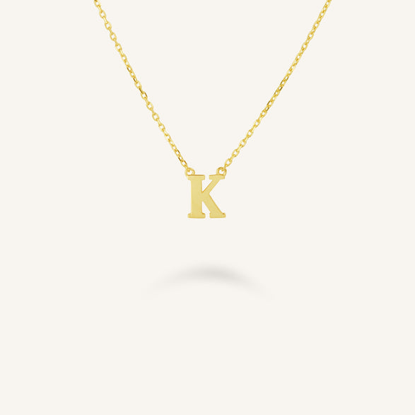 rosefield Initial Necklace K