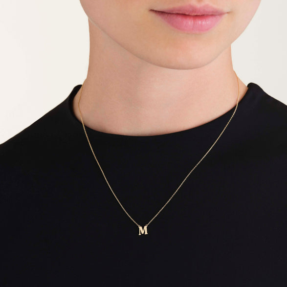Rosefield Initial Necklace M