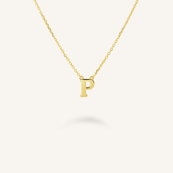 rosefield Initial Necklace P