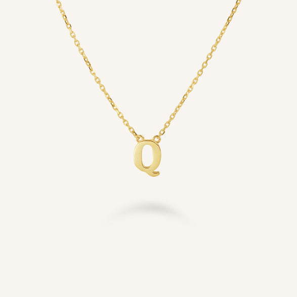 rosefield Initial Necklace Q