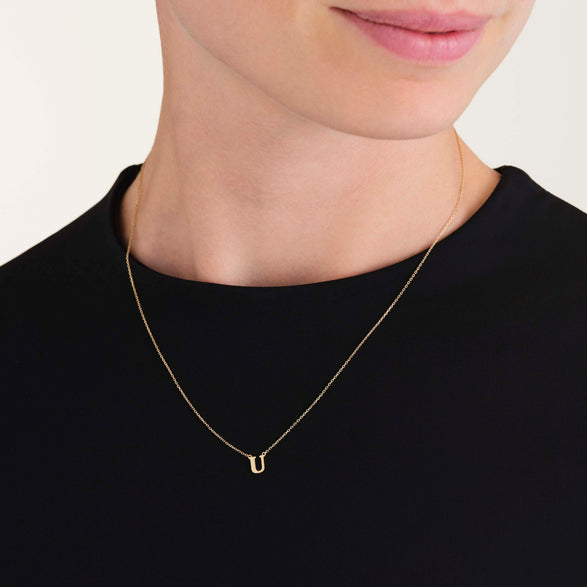 Rosefield Initial Necklace U