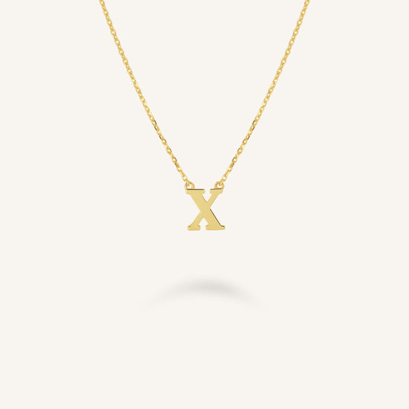 rosefield Initial Necklace X