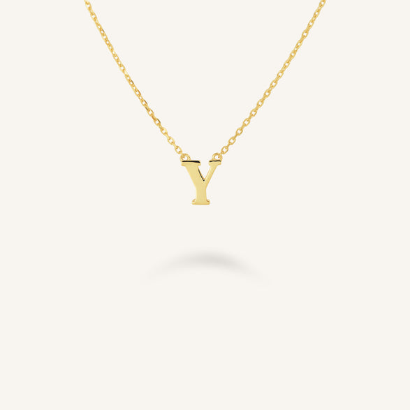 rosefield Initial Necklace Y