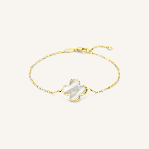 rosefield Large Pearl Clover Bracelet