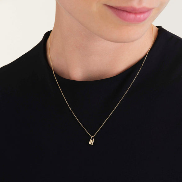 Rosefield Lock Pendant Necklace