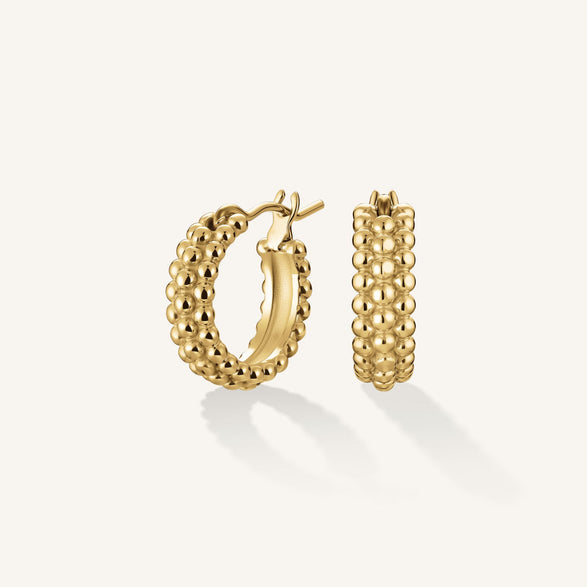 rosefield Mini Bubble Hoops