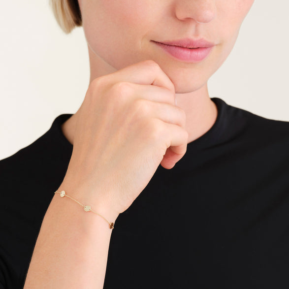 Rosefield Multi Coin Bracelet