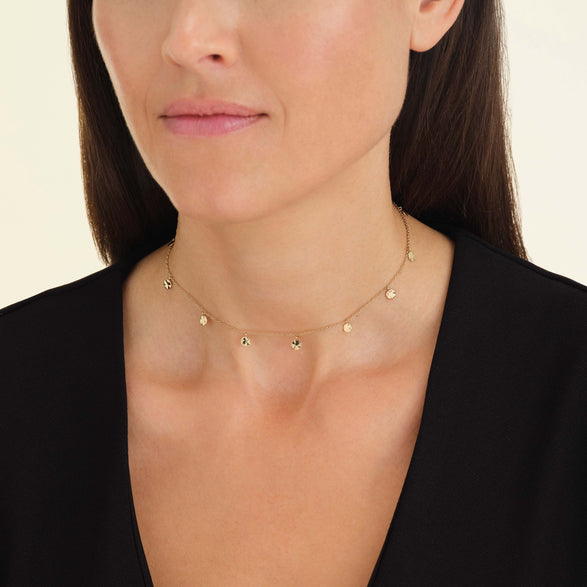 Rosefield Multi Coin Choker