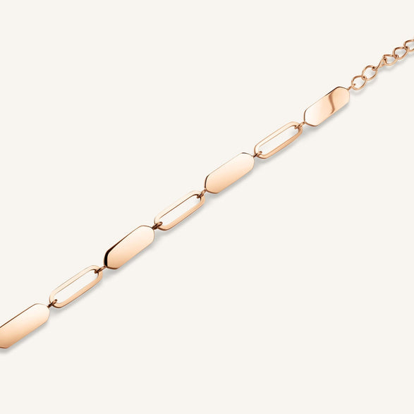 Rosefield Multiple Bar Bracelet Rosé Goudkleurig