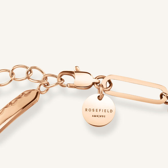 Rosefield Multiple Bar Bracelet Rosé Goudkleurig