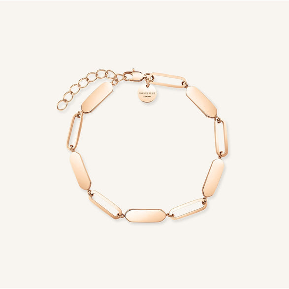 rosefield Multiple Bar Bracelet Rosé goudkleurig