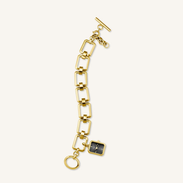 Rosefield Octagon Chain Black