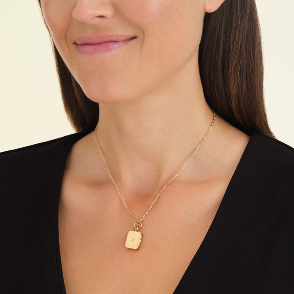 Rosefield Octagon Locket Goudkleurig