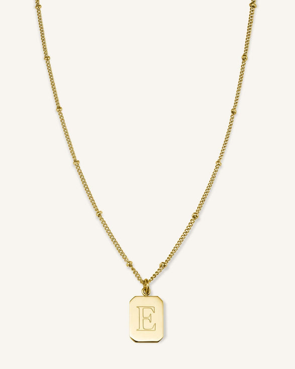 Rosefield Octagon Necklace Goudkleurig