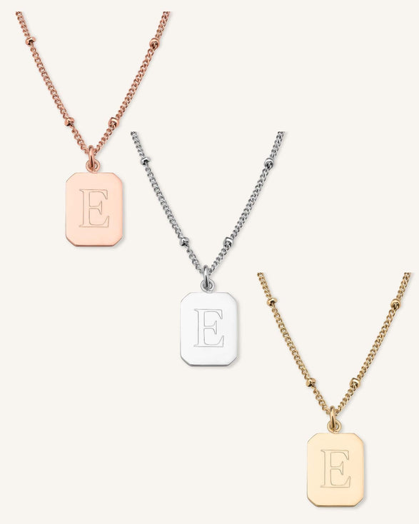 Rosefield Octagon Necklace Goudkleurig