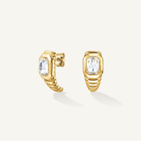 rosefield Octagon Ridged Studs