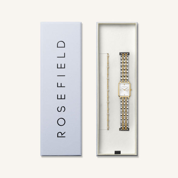rosefield Octagon XS Duotone + Bracelet Set