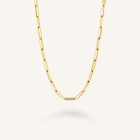 rosefield Paper Clip Chain Necklace