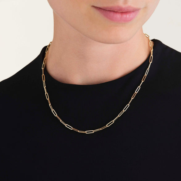 Rosefield Paperclip Chain Necklace