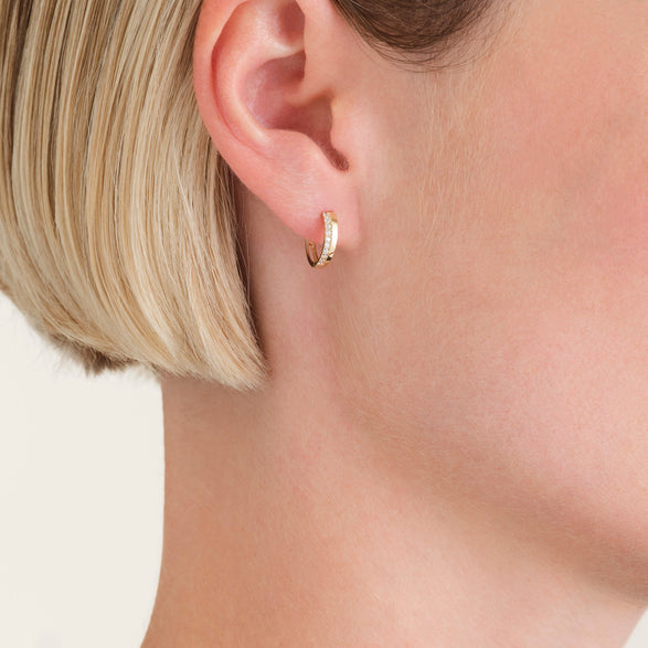 Rosefield Pave Hoops