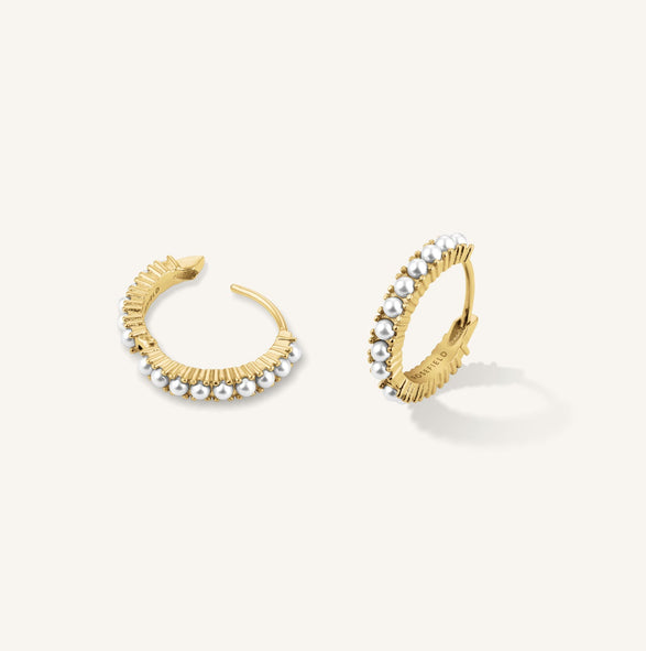 Rosefield Pearl Huggies Goudkleurig