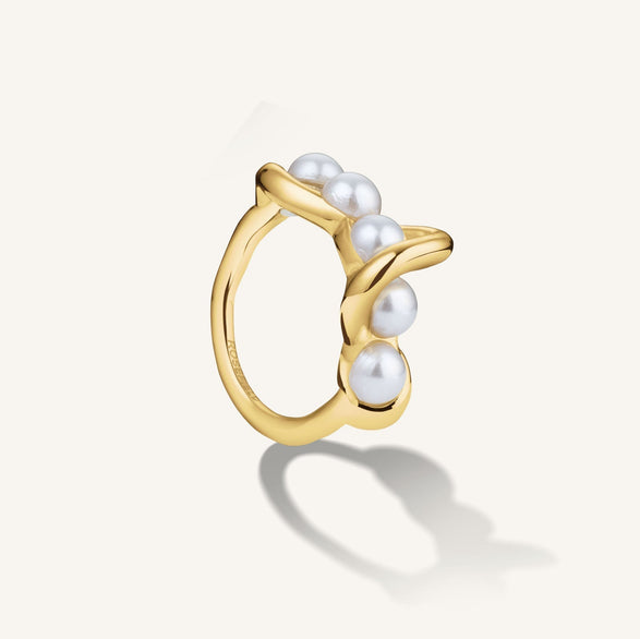 Rosefield Pearl Twist Ring