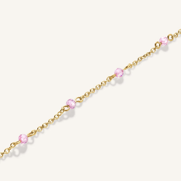 Rosefield Pink Stone Bracelet