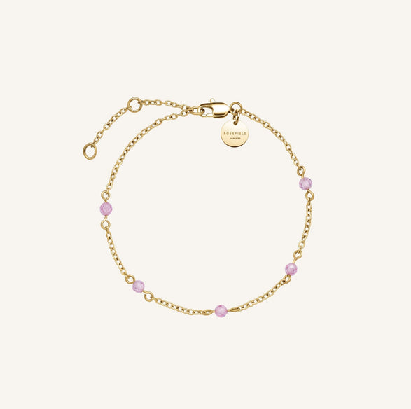 rosefield Pink Stone Bracelet