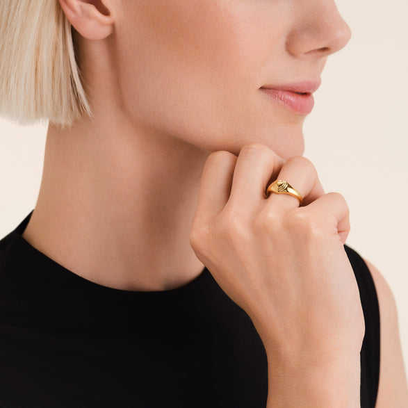 Rosefield Puffy Heart Ring