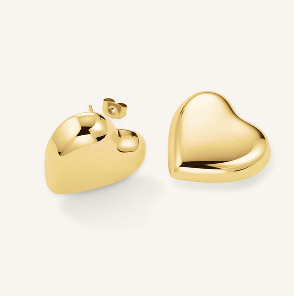 Rosefield Puffy Heart Studs