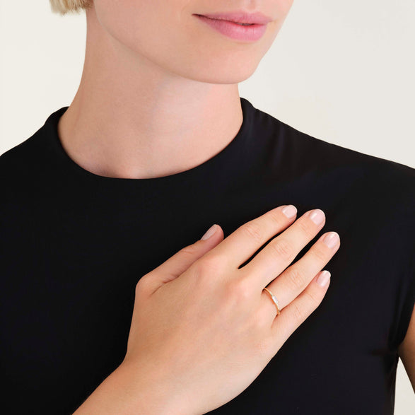 Rosefield Rectangular Zircon Ring