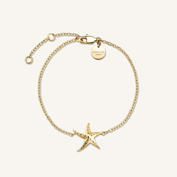 Rosefield Seastar Bracelet Goudkleurig