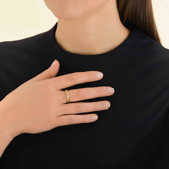 Rosefield Small Croissant Ring