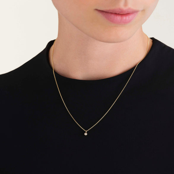 Rosefield Solitaire Pendant Necklace