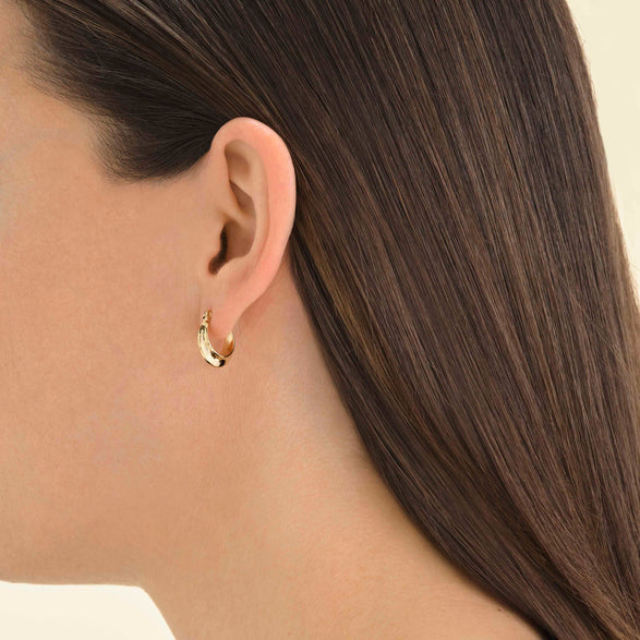 Rosefield Sphere Hoops Goudkleurig