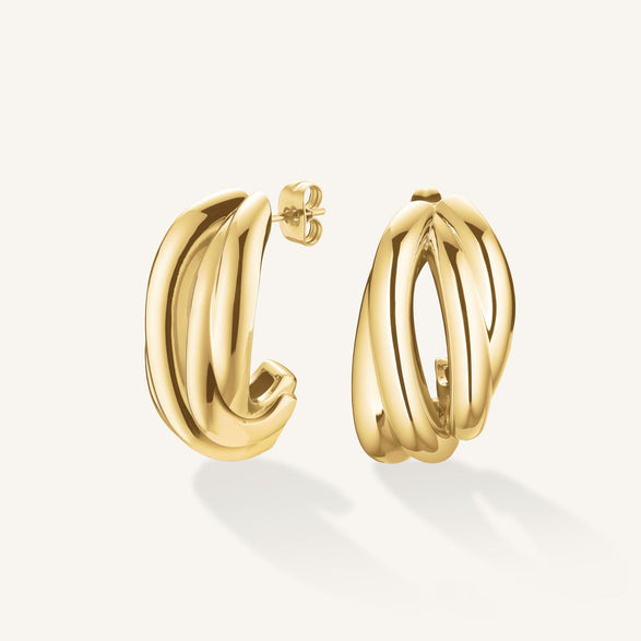 rosefield Tangle Earrings Goud